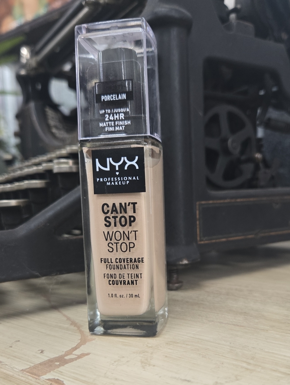 NYX Can’t Stop Won’t Stop Foundation — Porcelain (Light Beige)